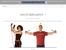 Tablet Screenshot of bodylastics.de